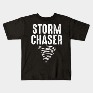 Cute Storm Chaser Severe Weather Tornado Obsessed Kids T-Shirt